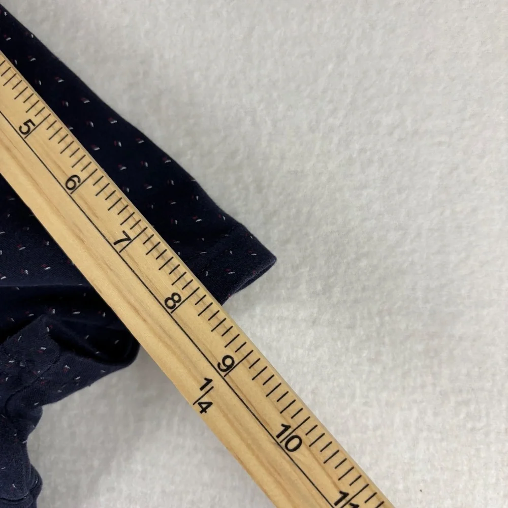 Banana Republic Dress Polo Shirt, Blue with White, Red Specks,  Men's, Size XL - Picture 11 of 11